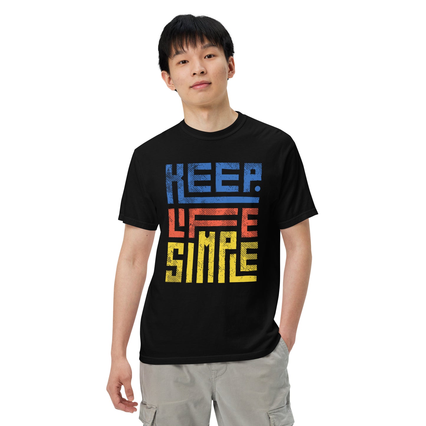 Men’s heavyweight t-shirt || Simple