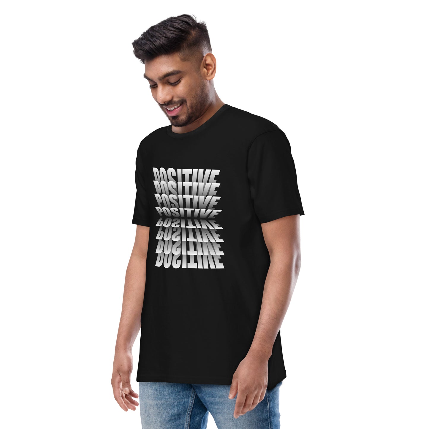 Men’s premium heavyweight tee positive