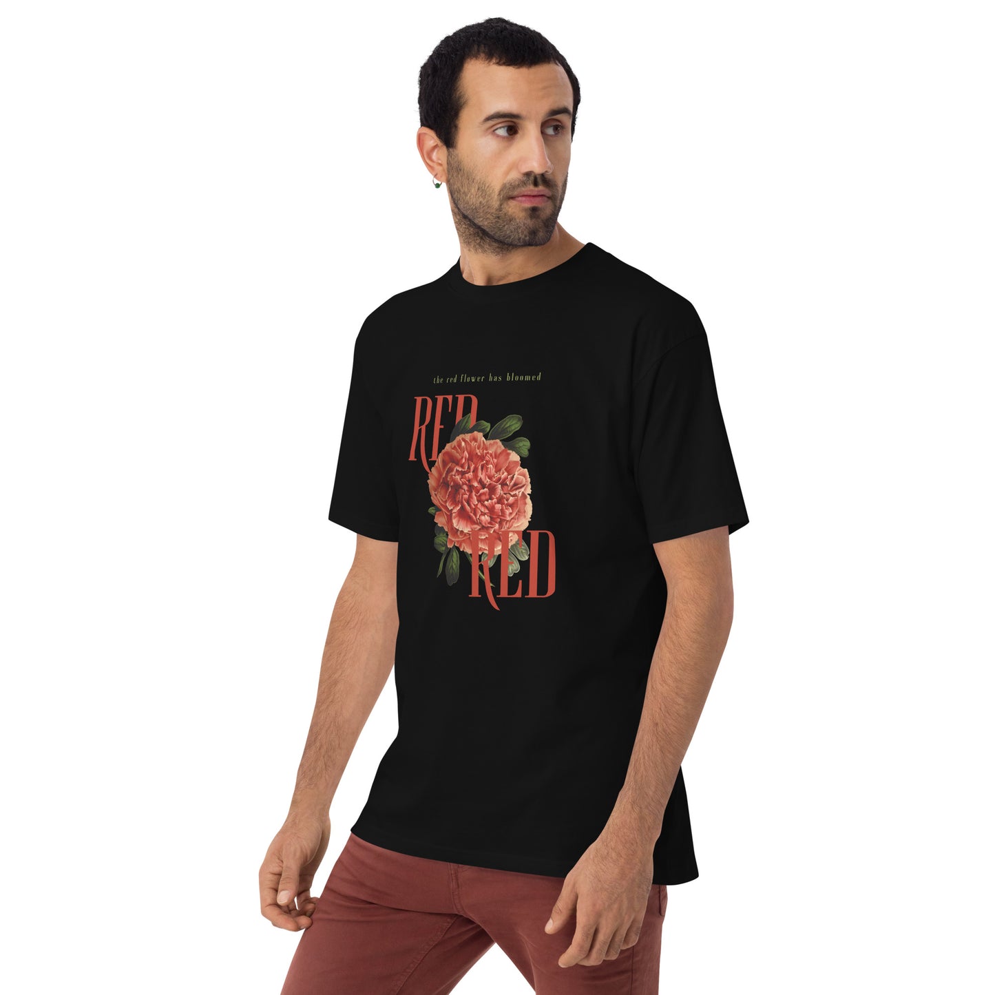 Men’s Red flower shirt