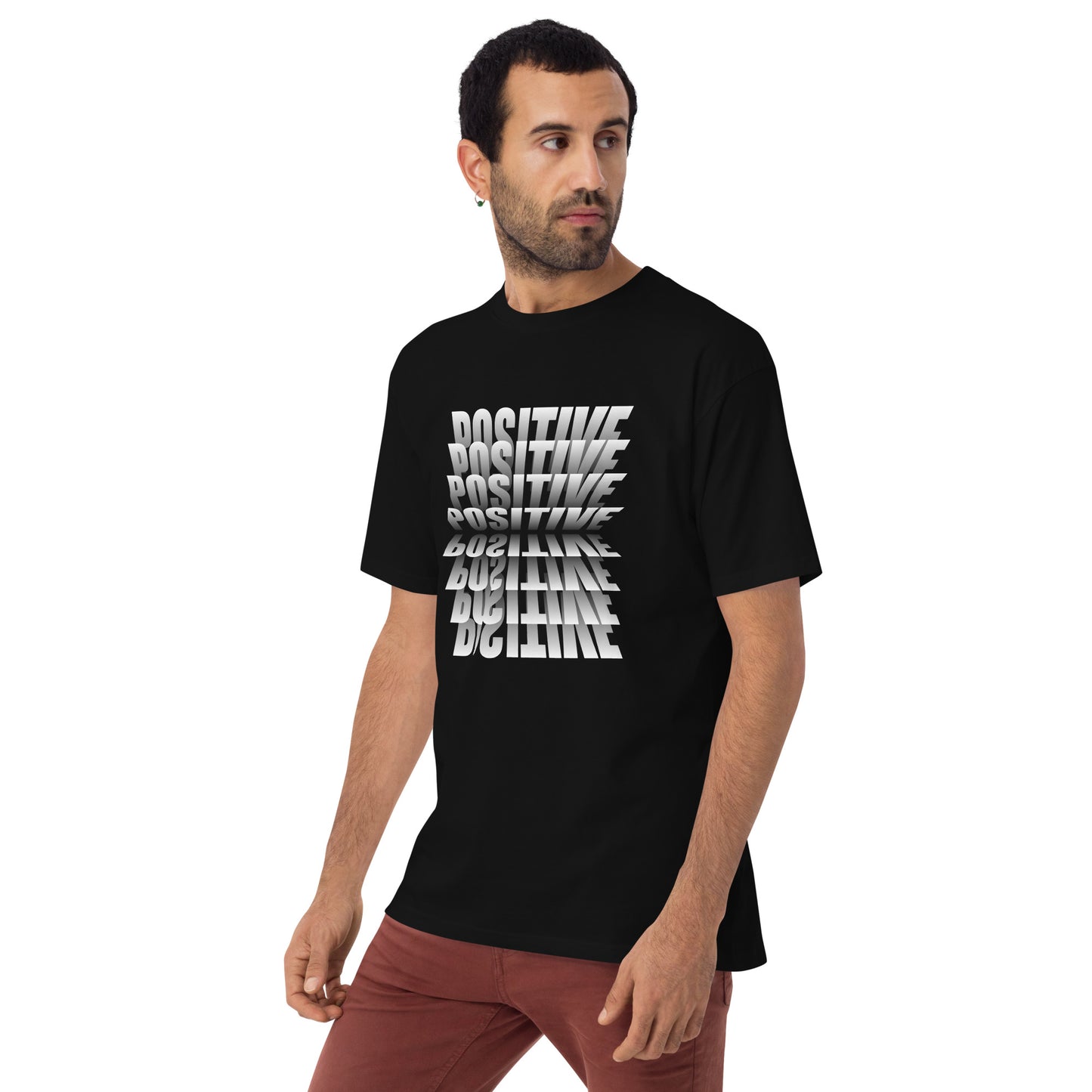 Men’s premium heavyweight tee positive