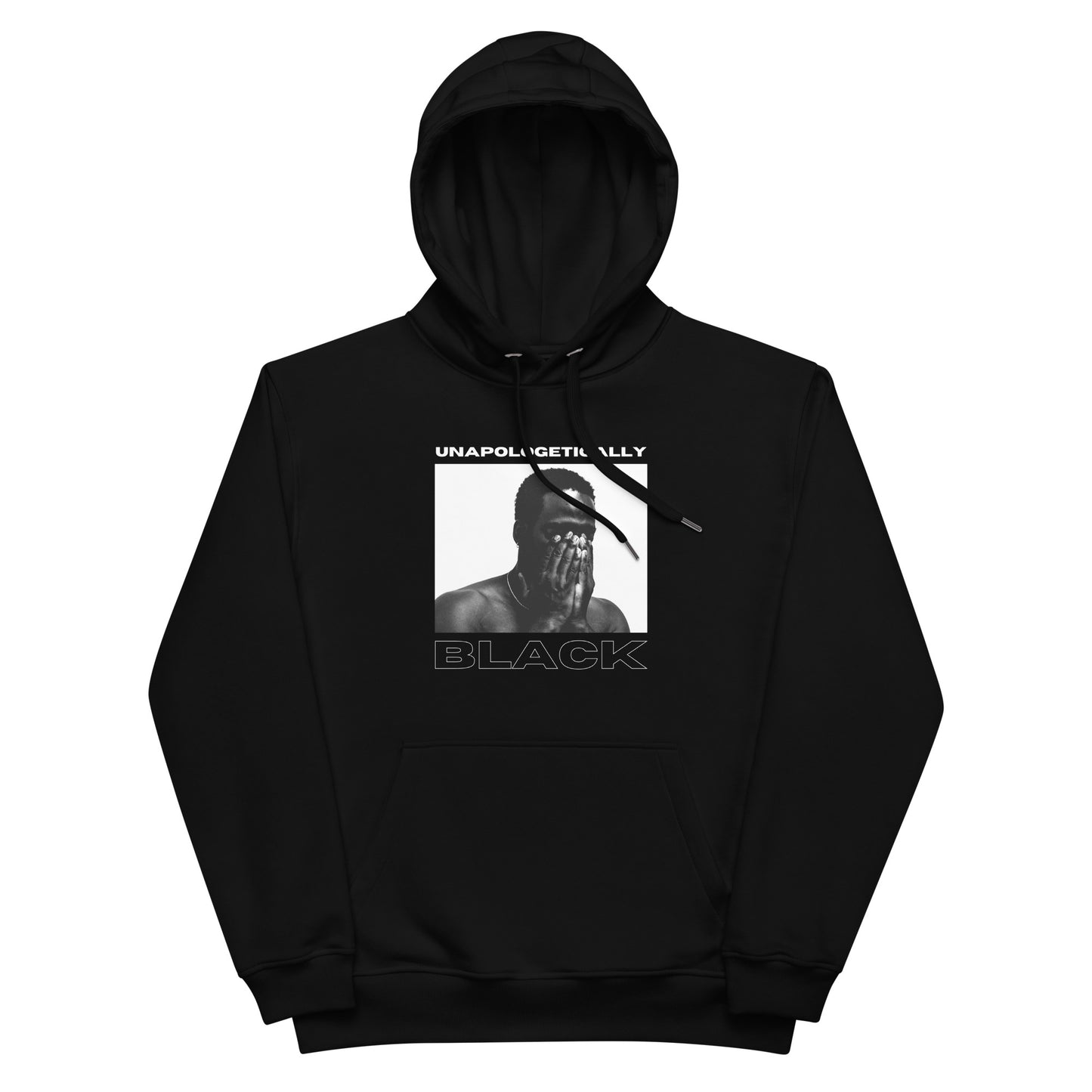 Premium eco hoodie Black pride
