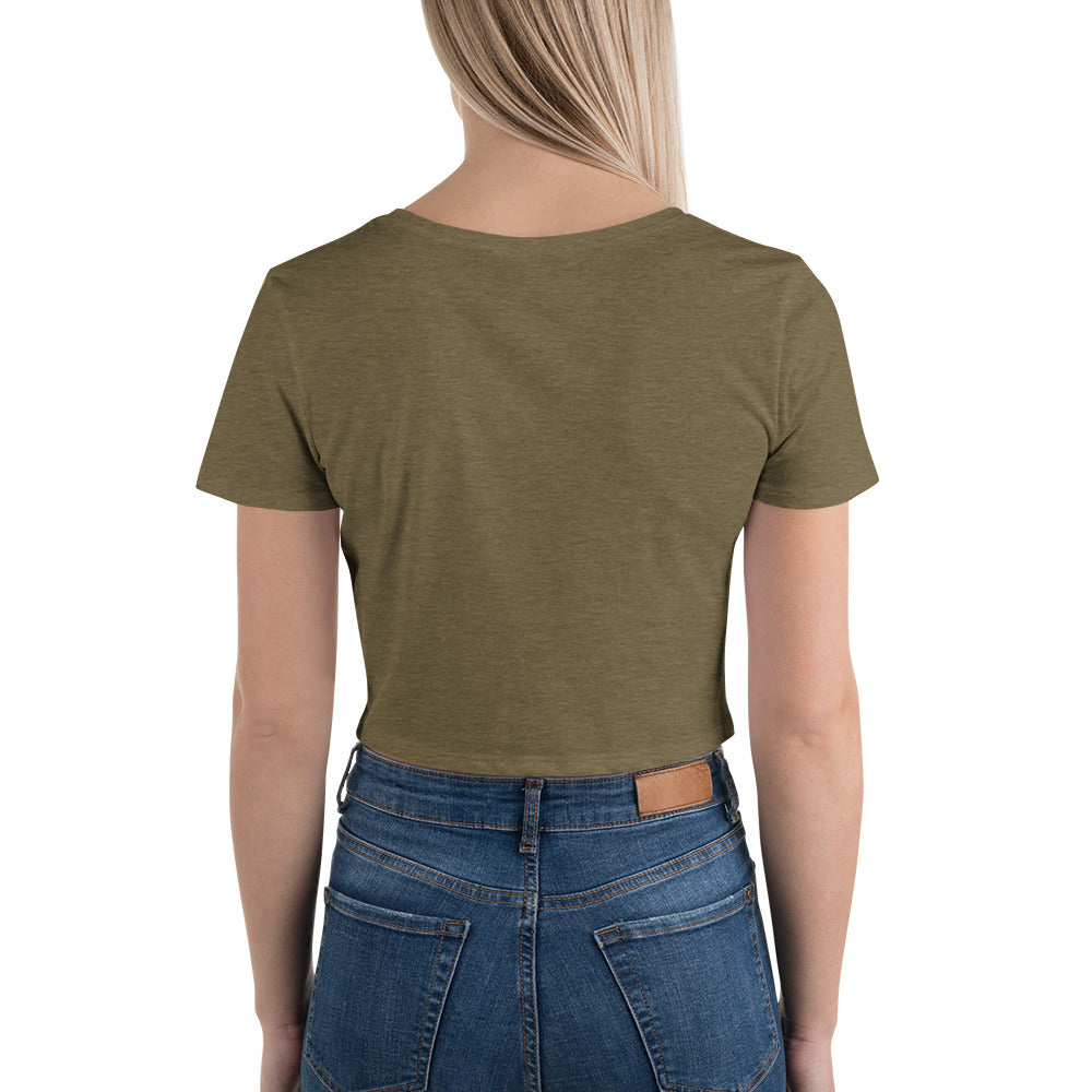 Women’s Crop Tee || Red lips