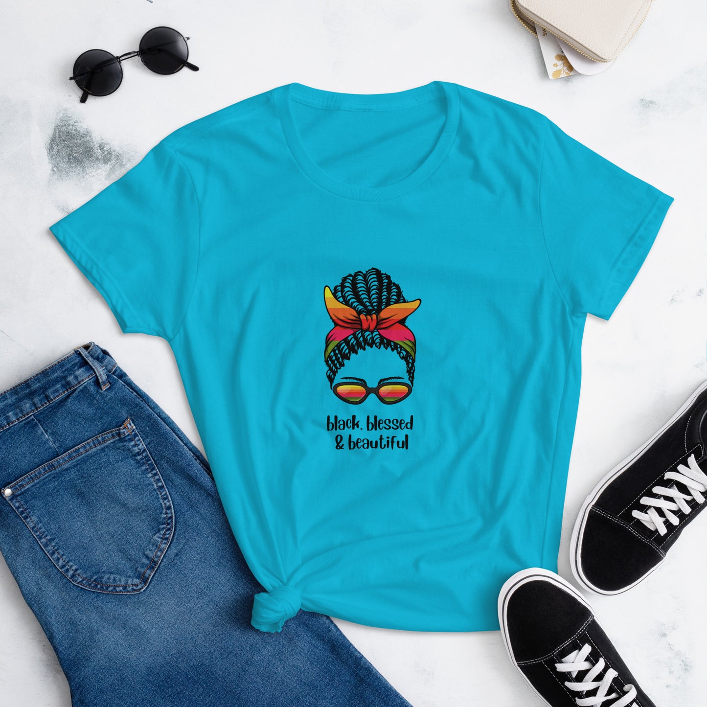 Women's short sleeve BLM