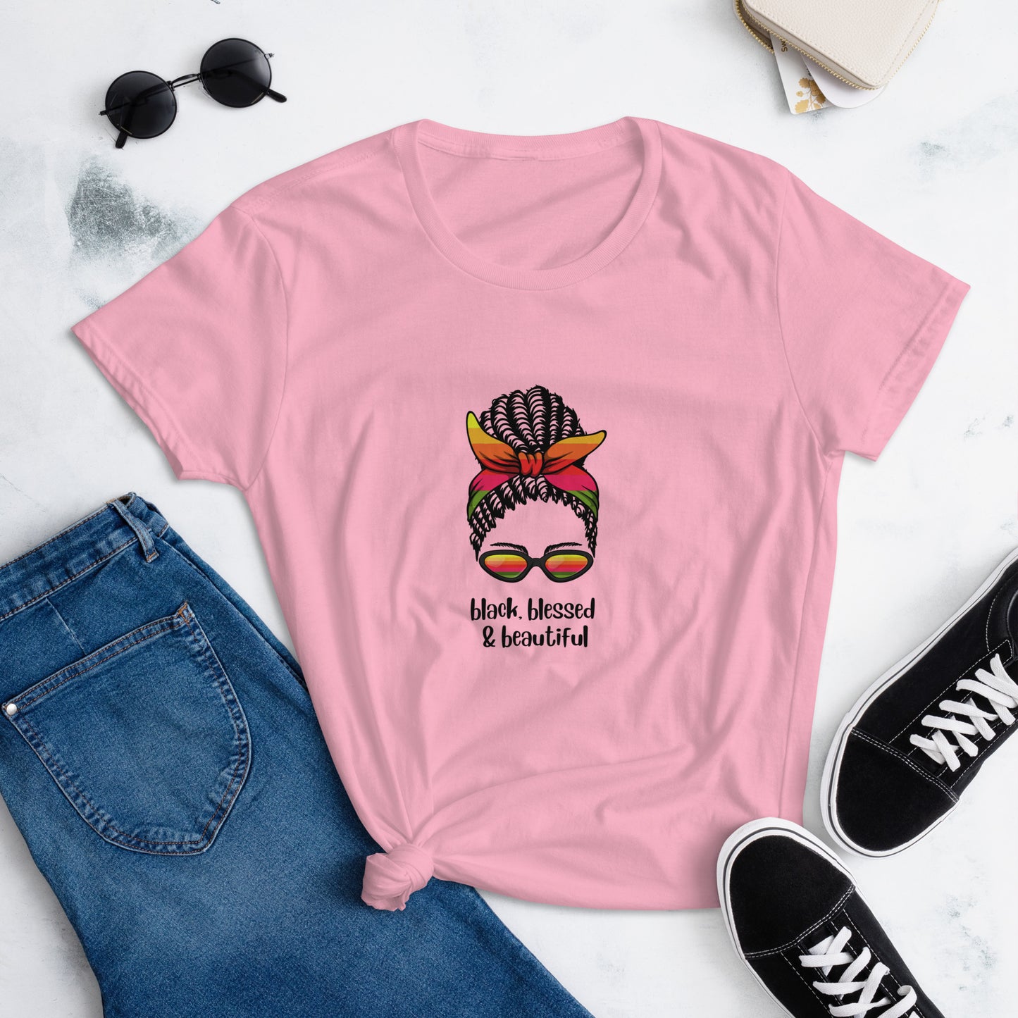 Women's short sleeve BLM