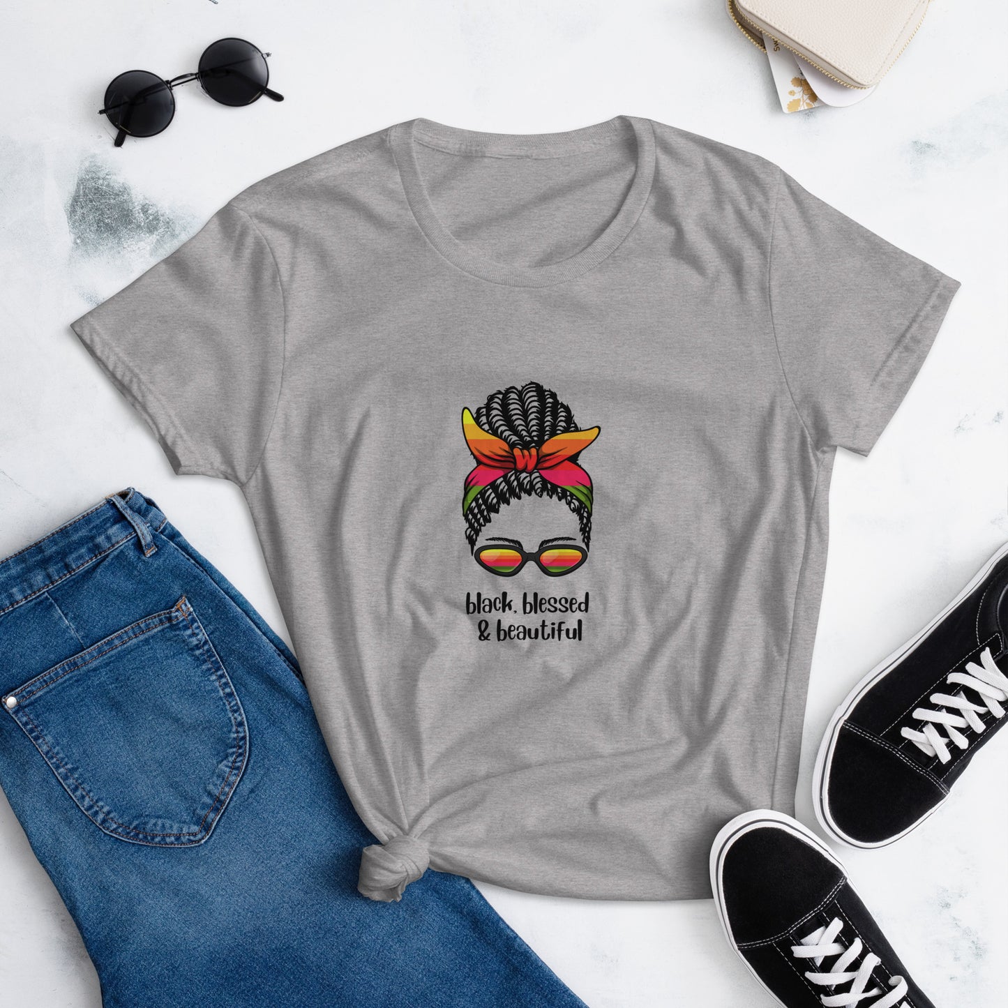 Women's short sleeve BLM